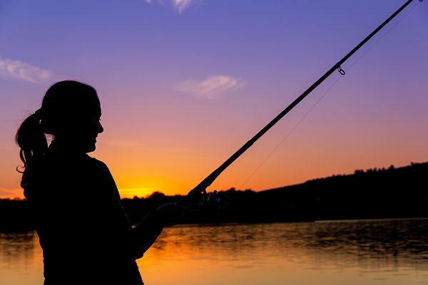 women fishing