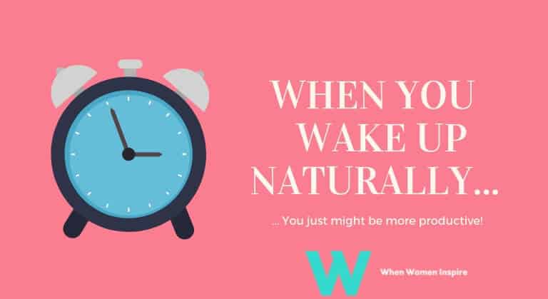 naturally wake yourself up