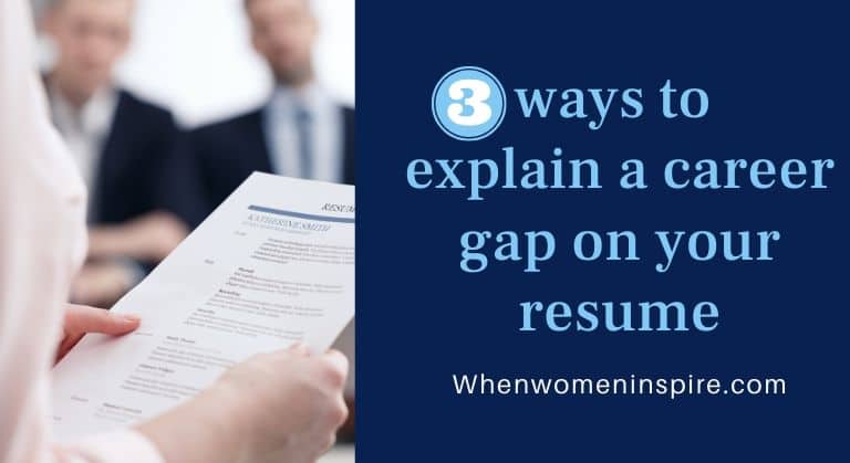 Career gaps in resume