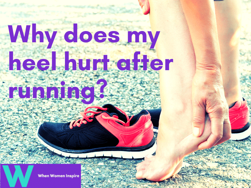 Back of heel pain after running