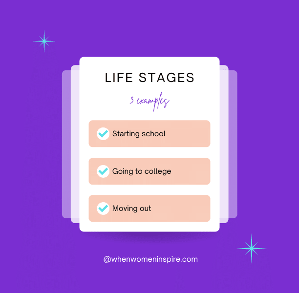 Different life stages