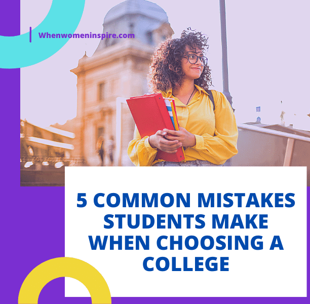 Mistakes when college searching