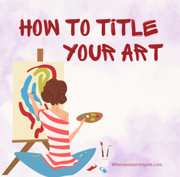 How title your art