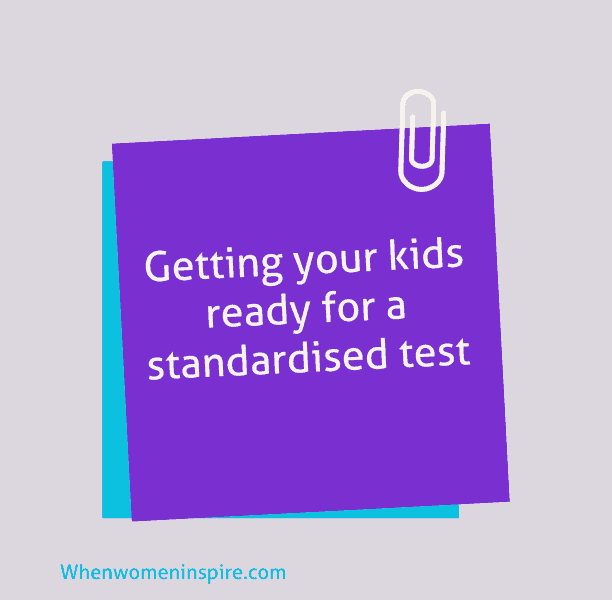 Child prep for standardised tests