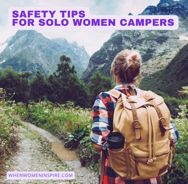 Solo camping safety tips