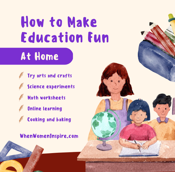 Fun, educational activities at home
